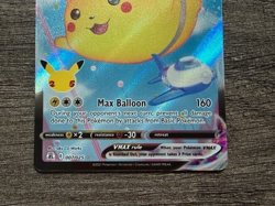 POKEMON FULL ART FLYING PIKACHU VMAX 007/025 ULTRA RARE + DARKRAI SLEEVE LP-NM - Image 3