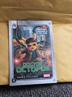 Doctor Octopus (Pikachu) #11 Lazer Holo Heros & Villains Flash Edition - Pokemon - Image 1