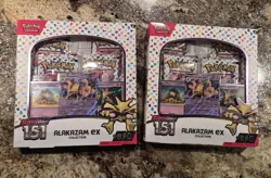 2 Pokemon Scarlet & Violet 151 Alakazam EX Collection Box’s - Image 1