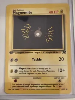Pokemon Team Rocket 2000 Magnemite Dark Dugtrio Voltorb Raticate FIRST EDITION - Image 3