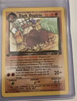 Pokemon Team Rocket 2000 Magnemite Dark Dugtrio Voltorb Raticate FIRST EDITION - Image 4