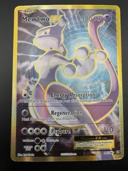 Mewtwo EX Full Art 103/108 Pokemon XY Evolutions Ultra Rare Holo 2016 - Image 3