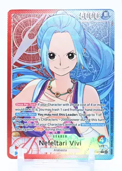 One Piece - Nefeltari Vivi EB03-001 (L) Alt Art Heroines Edition English NM/M - Image 1
