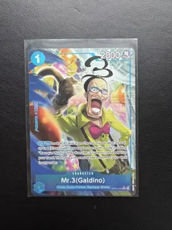OP09-056 Mr.3(Galdino) Alt Art Alternate One Piece TCG PRB02 The Best Vol. 2 - Image 1