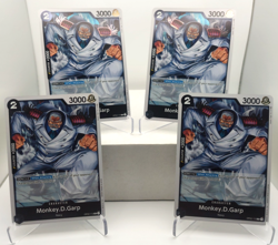 Monkey D. Garp Playset - OP02-115 x4 - Paramount War - One Piece TCG - English - Image 1