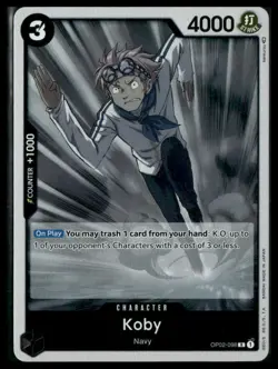 Koby #OP02-098 Paramount War English One piece - Image 1