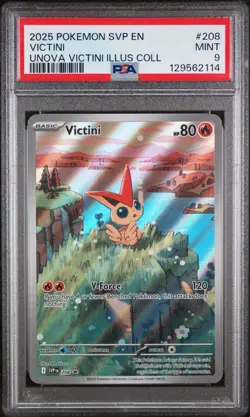 Victini 208 Sv: Scarlet & Violet Promo Cards Holo PSA 9 - Image 1