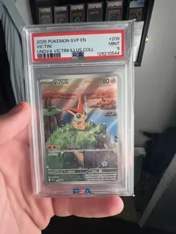 PSA 9 - Victini 208 Sv: Scarlet & Violet Promo Cards Holo - Image 1