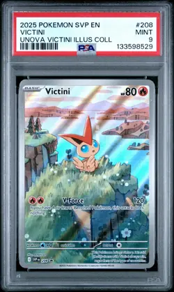 Victini 208 Sv: Scarlet & Violet Promo Cards Holo PSA 9 - Image 1