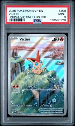 Victini 208 Sv: Scarlet & Violet Promo Cards Holo PSA 9 - Image 1