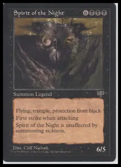 🌘 MTG Spirit of the Night - Mirage - Rare (Regular) - Image 1