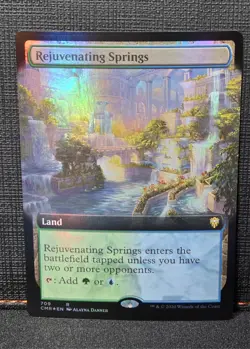 Rejuvenating Springs (Extended Art) Foil - Commander Legends (CMR) MTG - 709 NM - Image 1