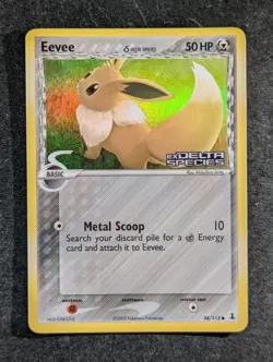2005 Pokemon EEVEE #68/113 EX Delta Species Reverse Holo Common English - Image 1