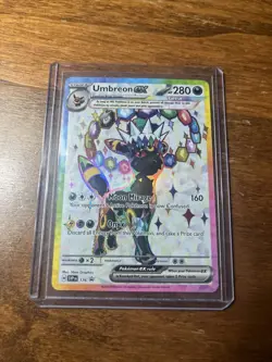 Pokemon TCG Umbreon EX 176 SV Scarlet & Violet Full Art Holo Near Mint NM - Image 1