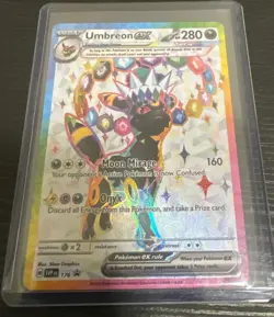 Pokemon TCG Umbreon EX 176 SV Scarlet & Violet Full Art Holo Near Mint NM - Image 1