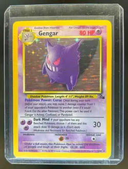 1999 Pokemon Fossil Gengar Holo #5/62 - Image 1