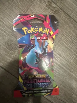 Pokemon TCG Phantasmal Flames Sleeved Booster Pack Factory Sealed (Random art!) - Image 1