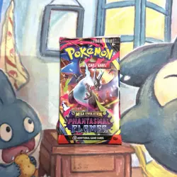 Pokemon TCG Phantasmal Flames Booster Pack Art Set (4 Packs) NEW & SEALED - Image 3