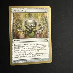 Mtg 1x Gold Border Chrome Mox 2004 World Championship - Image 1