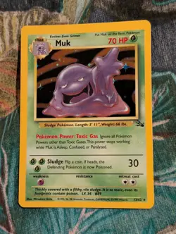 Muk 13/62 Fossil Holo Rare Pokemon WOTC Unlimited. NM Condition ✨ - Image 1