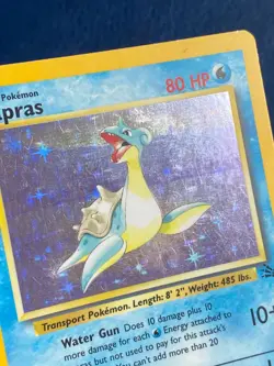 Lapras 10/62 - Fossil Unlimited (1999) Vintage WOTC Holo Rare - LP - Image 4