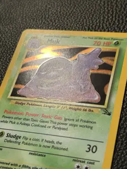 Muk 13/62 Holo Rare Pokemon Fossil Unlimited Vintage WOTC 1999 - Image 3