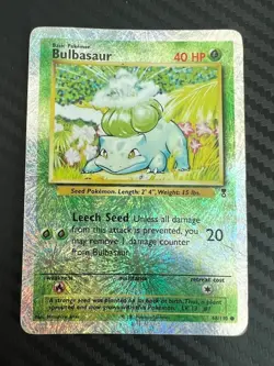 Pokemon TCG Legendary Collection Bulbasaur Reverse Holo 68/110 DMG - Image 1