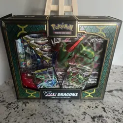 Pokemon TCG Sword & Shield - Vmax Dragons Premium Collection Box - New - Image 1