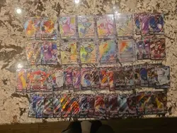 Pokemon TCG 8x Rainbow Vmax Cards & 45 VMAX, RAYQUAZA, GYRADOS & MORE. 53 CARDS! - Image 1