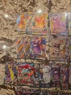 Pokemon TCG 8x Rainbow Vmax Cards & 45 VMAX, RAYQUAZA, GYRADOS & MORE. 53 CARDS! - Image 2