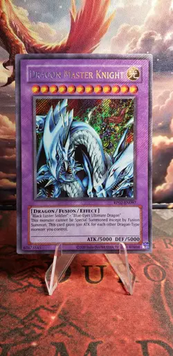 YuGiOh! TCG Dragon Master Knight (2020) RP02-EN097 Secret Rare Foil Bleed - Image 1