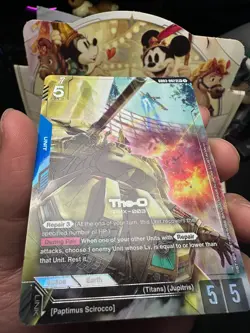 The-O GD03-002 LR+ Alt Art Steel Requiem Gundam TCG Card Game CCG English - Image 3