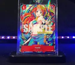1 of 3 Doujin Dojo Secret Rare Nami One Piece Trading Card Holo Custom - Image 1