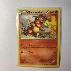 2013 Build a Bear Exclusive Promo Charmander Pokemon Trading Card TCG 17/113 - Image 2