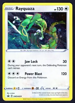 Rayquaza - SWSH Black Star Promo SWSH029 - Near Mint - Pokemon Card - Image 1