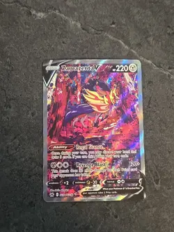 Pokemon TCG Zamazenta v Crown Zenith Galarian Gallery Ultra Rare Card GG54/GG70 - Image 1