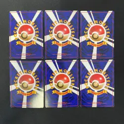 Base Set 1996 Normal Card Set of 6 Japanese Pokemon Card Old Back s007344 - Image 2