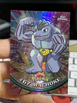 SPECTRA Machoke #67 Topps Chrome 2000 Series 1 T.V Holo Pokemon Card TCG - Image 3