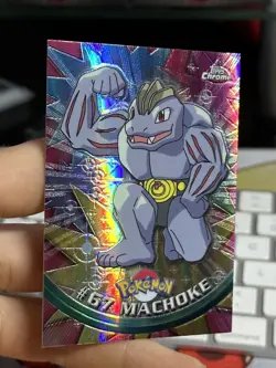 SPECTRA Machoke #67 Topps Chrome 2000 Series 1 T.V Holo Pokemon Card TCG - Image 4
