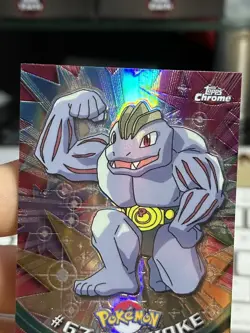 SPECTRA Machoke #67 Topps Chrome 2000 Series 1 T.V Holo Pokemon Card TCG - Image 5