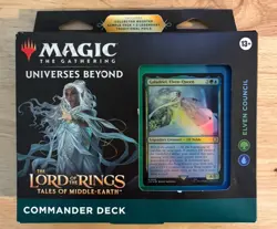 MTG LOTR Elven Council Commander Deck Sealed - Image 2