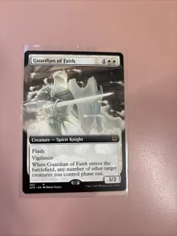 Guardian of Faith NM-MINT (Extended Art) Adventures in the Forgotten Realms MTG - Image 1
