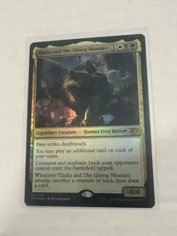1x MTG Thalia and The Gitrog Monster (Foil) - March of the Machine (MOM) #255 - Image 1