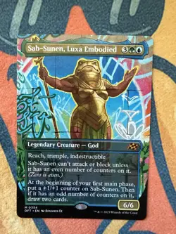 Sab-Sunen, Luxa Embodied BORDERLESS Aetherdrift Magic MTG NM - Image 1
