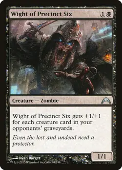 Wight of Precinct Six [Gatecrash] Moderately Played - Image 1