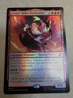 Avatar Roku, Firebender - #112 Foil - Avatar The Last Airbender - Mtg - Image 1