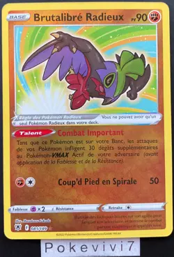 Carte Pokemon BRUTALIBRE RADIEUX 081/189 HOLO Epee et Bouclier 10 EB10 FR NEUF - Image 1