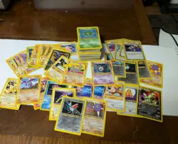 200+ Pokemon Cards Neo Genesis Destiny Revelation Discovery WOTC Holos Bulk Lot - Image 1
