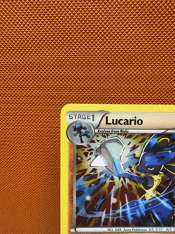 Pokemon TCG • 2016 • Lucario XY140 • Holo Rare Black Star Promo • NM 1124 - Image 2