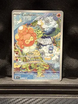 Castform Sunny Form 195/191 - Surging Sparks Illustration Rare Pokemon TCG NM - Image 1